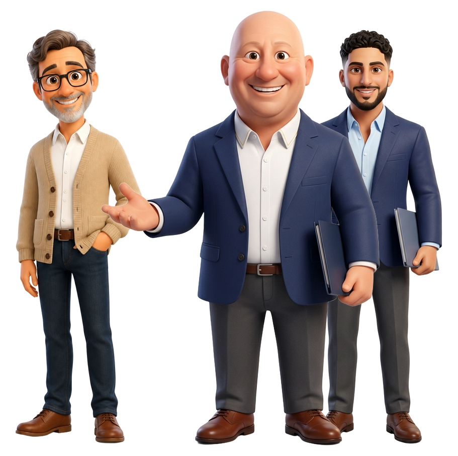 Philippe, Alexandre et Nico, l’équipe Infosviager